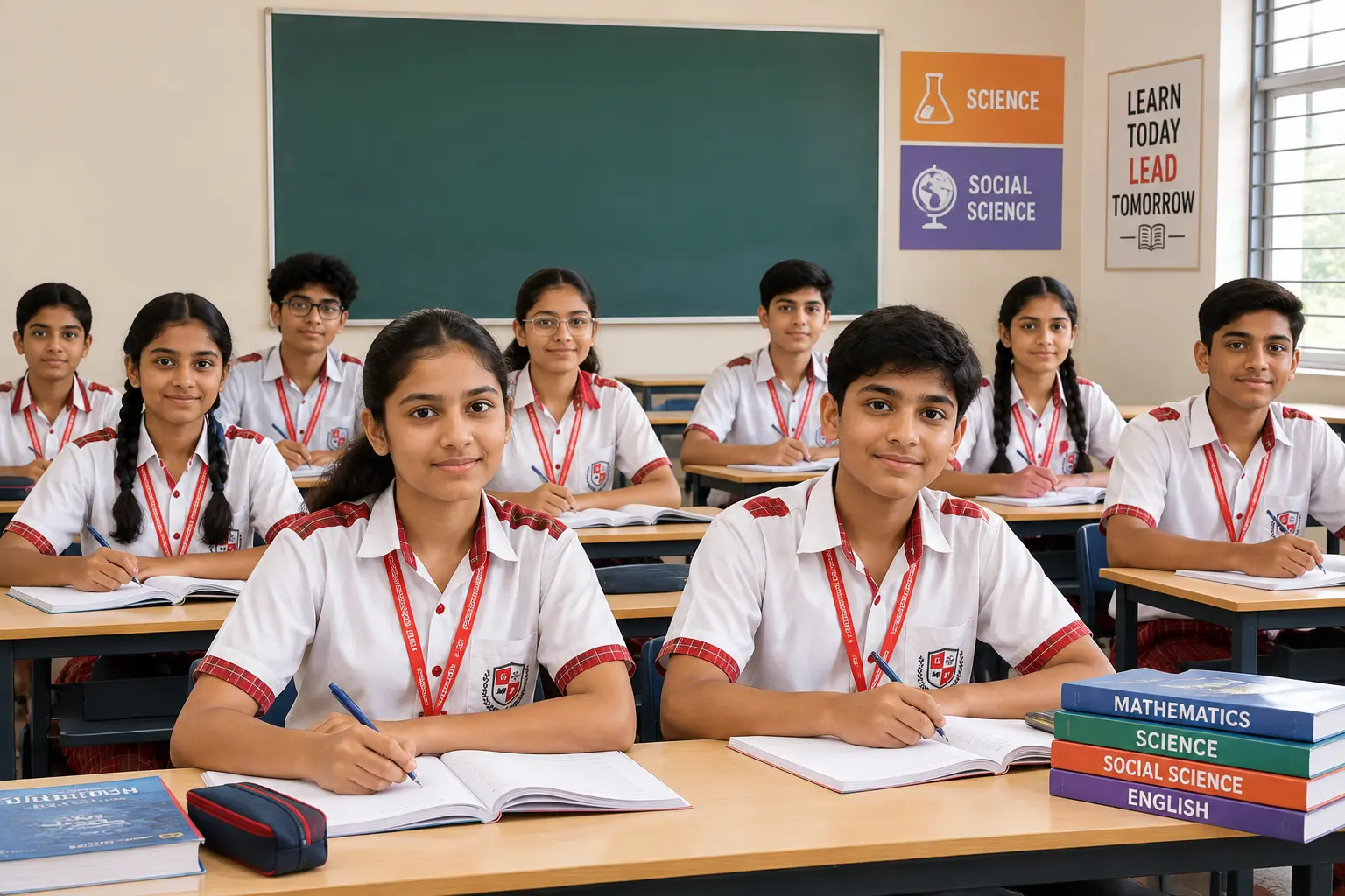 Students singing at a school programme at Global Paradise Convent School